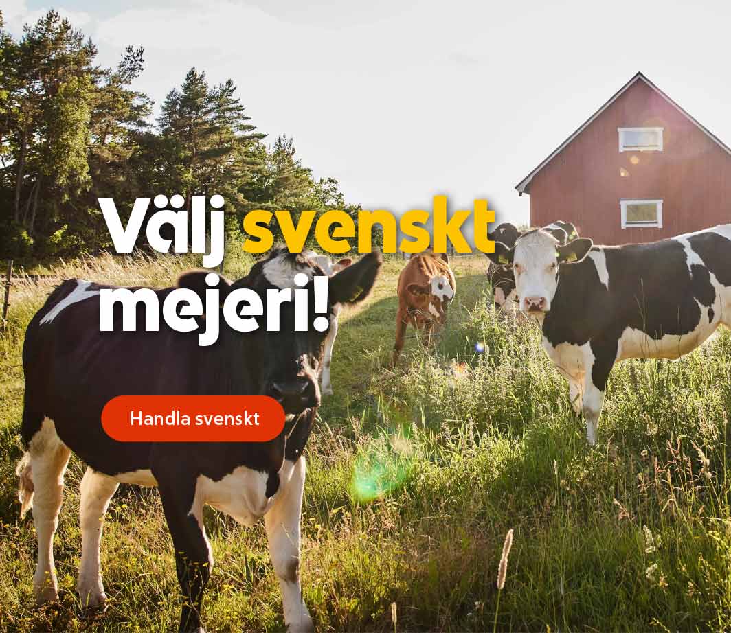 Välj svenskt mejeri  - Klicka här för att handla