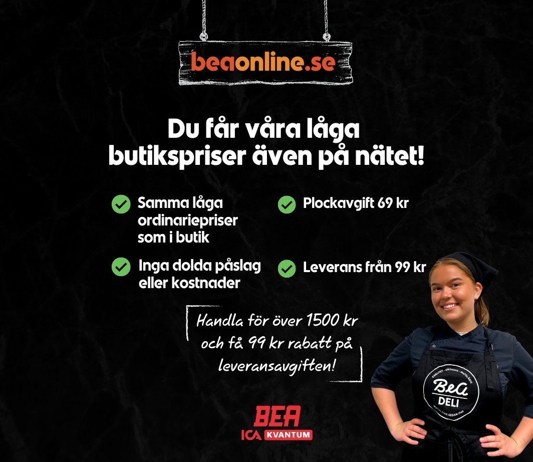 Bea Online - du får våra låga butikspriser även på nätet