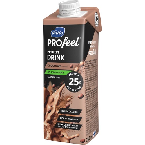 Proteindrink PROfeel Chocolate laktosfri 250ml Valio