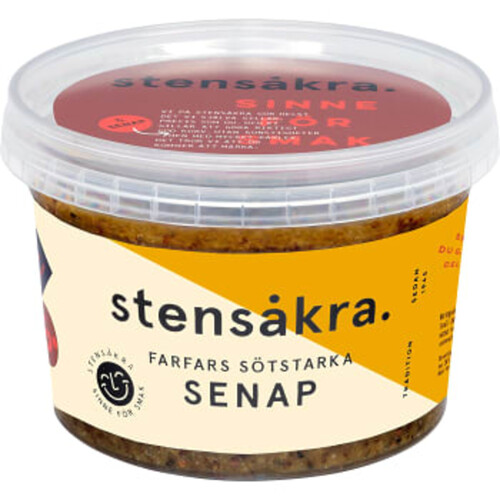 Senap Farfars Sötstarka 250g Stensåkra