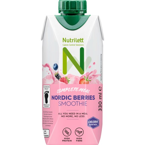 Viktkontroll Nordic Berries Smoothie 330ml Nutrilett