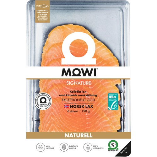 Lax Kallrökt Skivad 150g Mowi