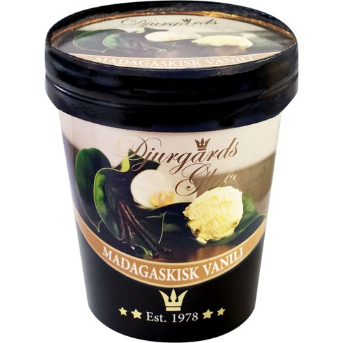 Gräddglass Vanilj 500ml Djurgårds Glace