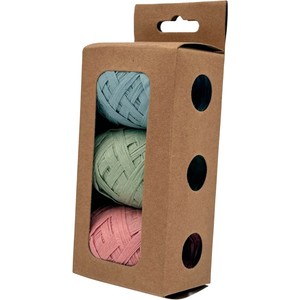 Presentband Rafia 3-pack 10mmx10m