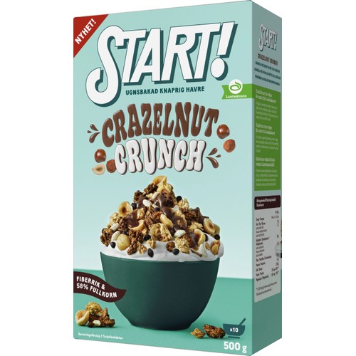 Granola Crazelnut crunch 500g Start