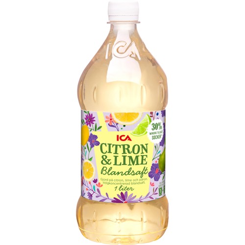 Blandsaft Citron/lime 1l ICA