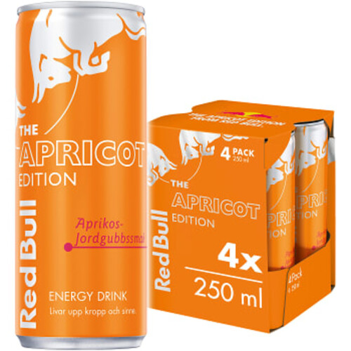 Energidryck Apricot 4x25cl Red Bull