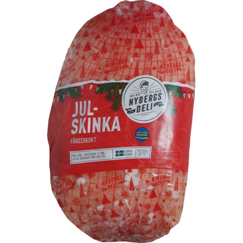 Julskinka Färsk Kokt med svål ca 3kg Nybergs Deli