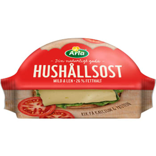 Hushållsost mild 26% ca 500g Arla