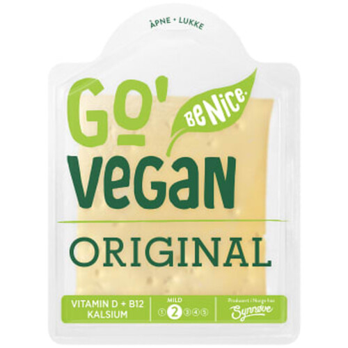 Ost vegansk original skivad 200g Go Vegan