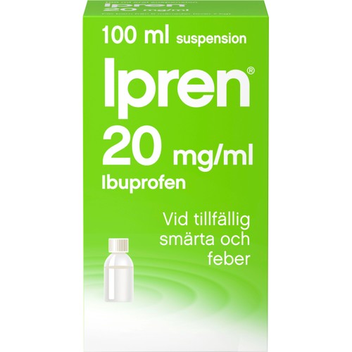 Ipren Barn från 6 månader Oral suspension 20mg/ml 100ml