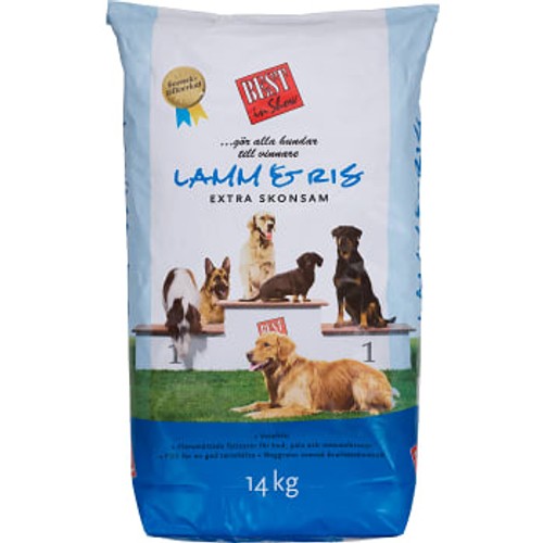 Hundmat Lamm & ris 14kg Best in Show