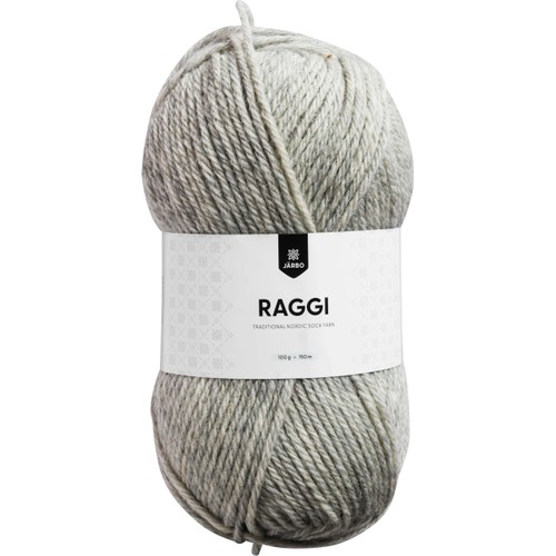 Garn Raggi Ljusgrå 100g Järbo