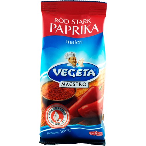 Paprikapulver  Röd Stark 100g Vegeta