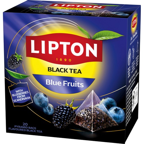 Svart Pyramidte Blue Fruit Lipton