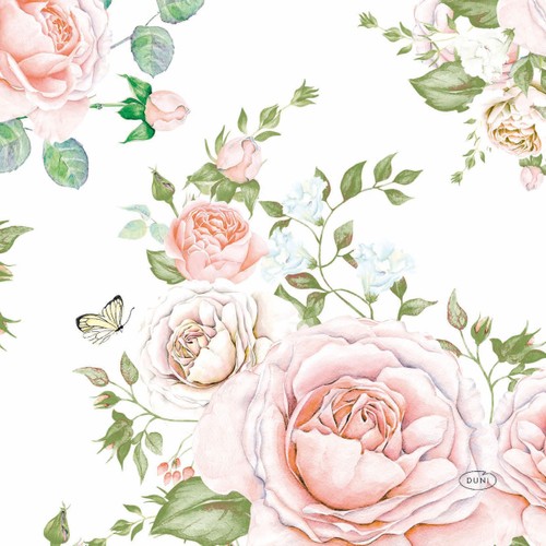 Servetter Mönstrade Rose Glory 20st Duni