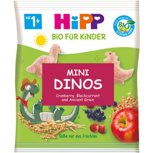 Mini Dinos 1-3år 30g Hipp