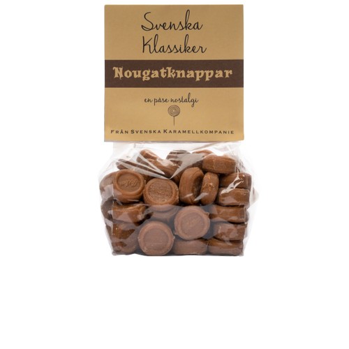 Nougatknappar 200g Svenska Karamellkompaniet