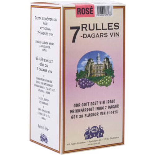 Vin 7-dagars Rosé 1l Rulles