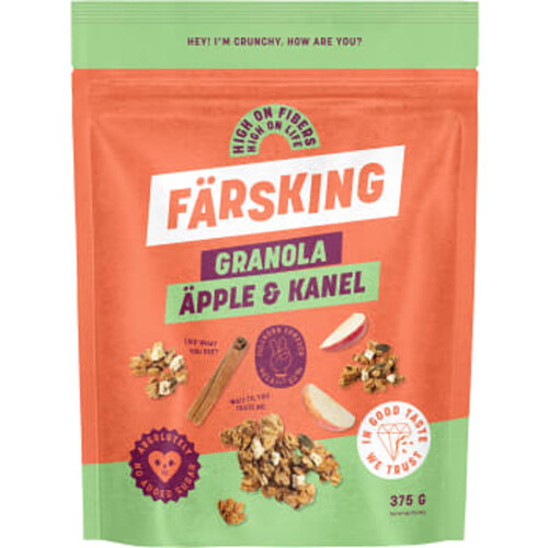 Granola äpple kanel 375g Färsking