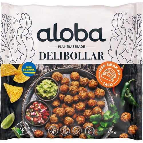 Plantbaserad Delibollar 400g Aloba