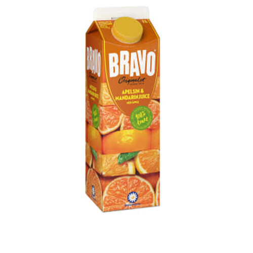 Apelsin & Mandarinjuice 1l Bravo
