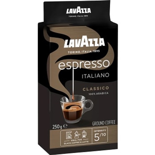 Kaffe Malet Espresso Italiano Classico 250g Lavazza