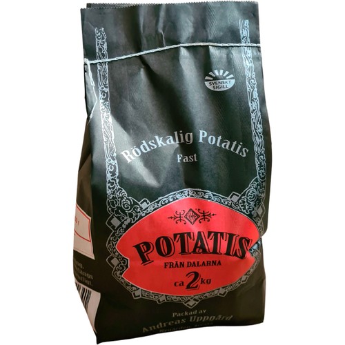 Potatis Rödskalig 2kg Klass 1 Andreas Uppgård