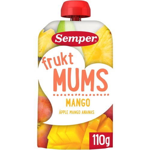 Fruktmums Mango Från 6m 110g Semper