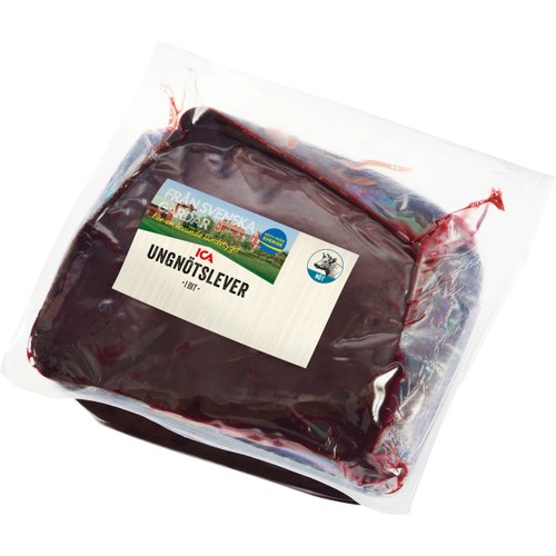 Ungnötslever Färsk i bit ca 550g ICA
