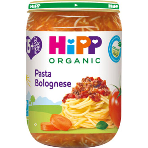 Pasta bolognese Från 15m Ekologisk 250g Hipp