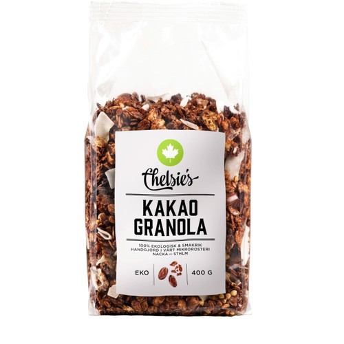Kakao Granola Eko 400g Chelsie's Organic Gourmet Products