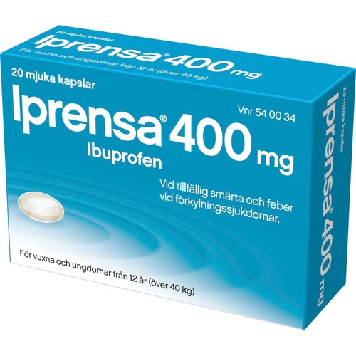 Iprensa Mjuka kapslar 400mg 20-p Ipren