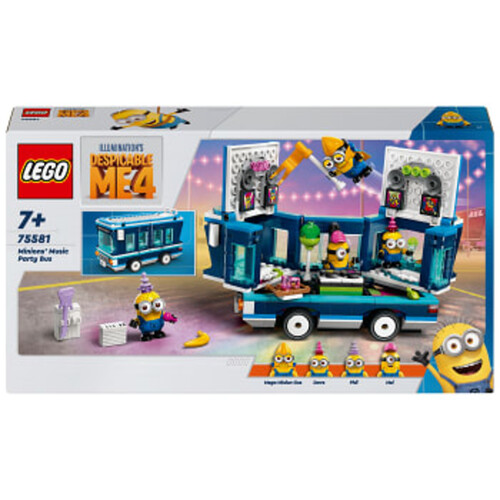 LEGO Minionernas musikpartybuss 75581