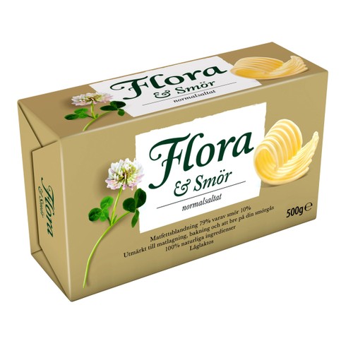 Matfettsblandning Normalsaltat 79% 500g Flora