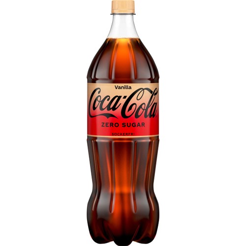 Läsk Cola Vanilla Zero 1,5l Coca-Cola