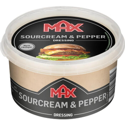 Dressing Sourcream & Pepper 220ml Max