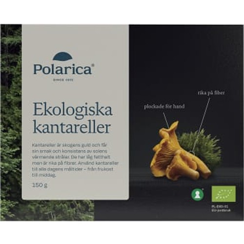Kantareller ekologiska 150g Polarica