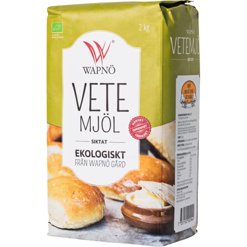 Vetemjöl Siktat Eko 2kg Wapnö