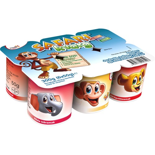 Fruktkvarg Safari 6-p 300g Yoplait