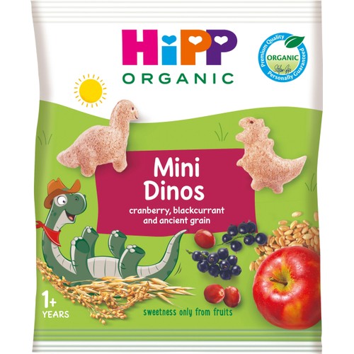 Mini Dinos 1år 30g Hipp