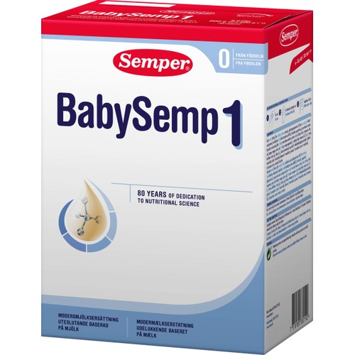 Modersmjölksersättning BabySemp 1 0m 800g Semper