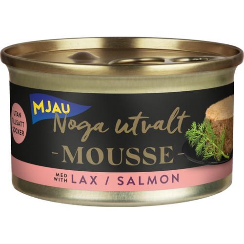 Kattmat Mousse Lax 85g Mjau Noga Utvalt