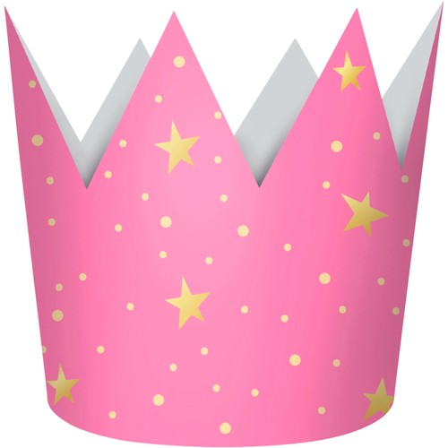 Papperskrona Princess 4-p Decorata Party