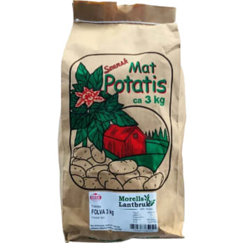Potatis Fast sort 3kg Morells Lantbruk