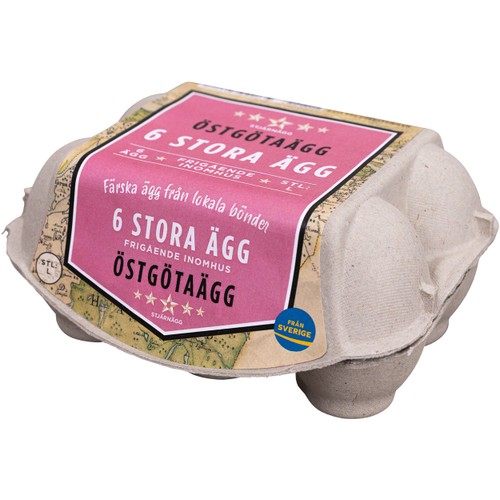 Ägg Lokala 6-p Stjärnägg