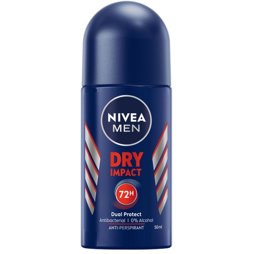 Deodorant Roll On Dry Impact 50ml Nivea men