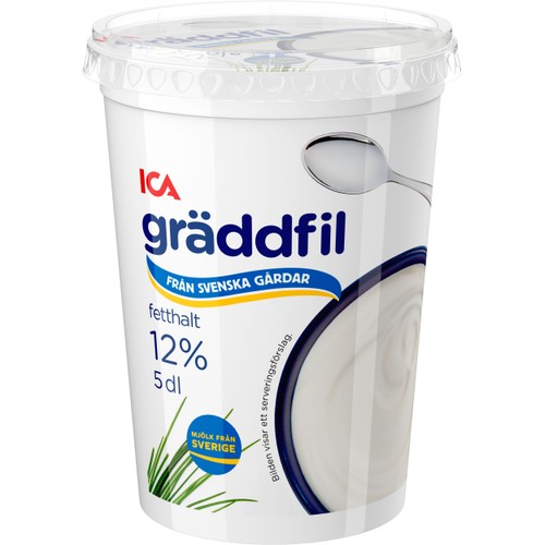 Gräddfil 12% 5dl ICA