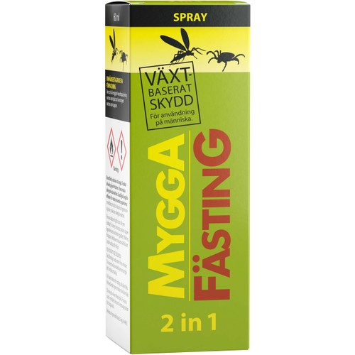 Insektsmedel Mygga Fästing 2 in 1 Mygga