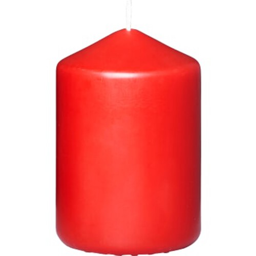 Blockljus Röd 10cm 1-p ICA